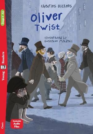 bộ young eli readers - oliver twist - stage 4 a2 - downloadable audio files - Ảnh 2