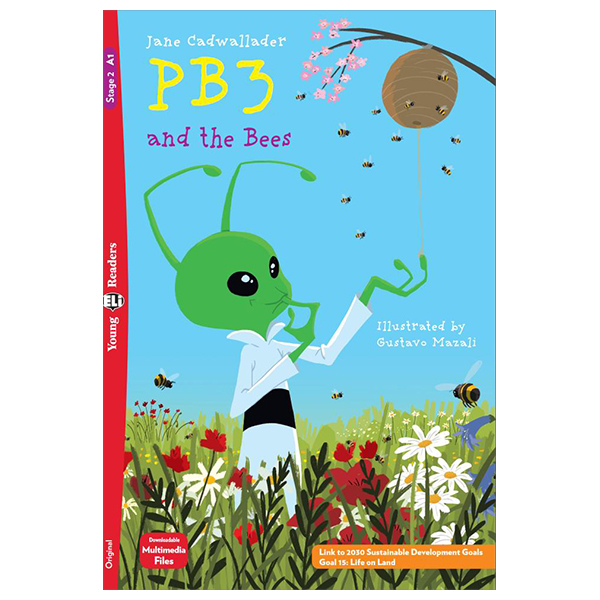 bộ young eli readers - pb3 and the bees - stage 2 a1 - downloadable multimedia