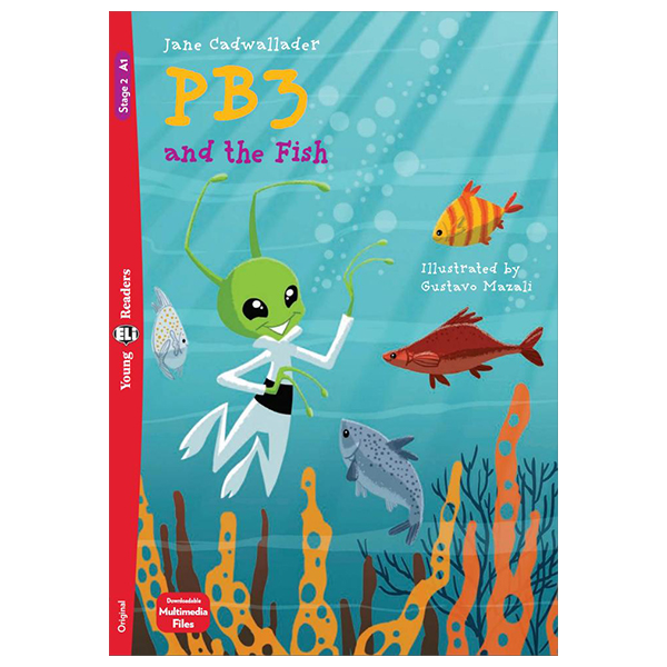 bộ young eli readers - pb3 and the fish - stage 2 a1 - downloadable multimedia