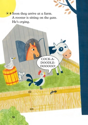 bộ young eli readers - the bremen town musicians - stage 2 a1 - downloadable multimedia - Ảnh 12