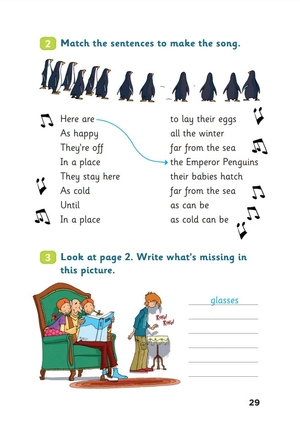 bộ young eli readers - uncle jack and the emperor penguins - stage 3 a1.1 - downloadable multimedia - Ảnh 10