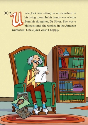 bộ young eli readers - uncle jack in the amazon rainforest - stage 3 a1.1 - downloadable multimedia - Ảnh 3