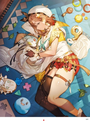 bộ ライザのアトリエ2 ~失われた伝承と秘密の妖精~ 公式ビジュアルコレクション - atelier ryza 2: lost legends & the secrect fairy official visual collection - Ảnh 8