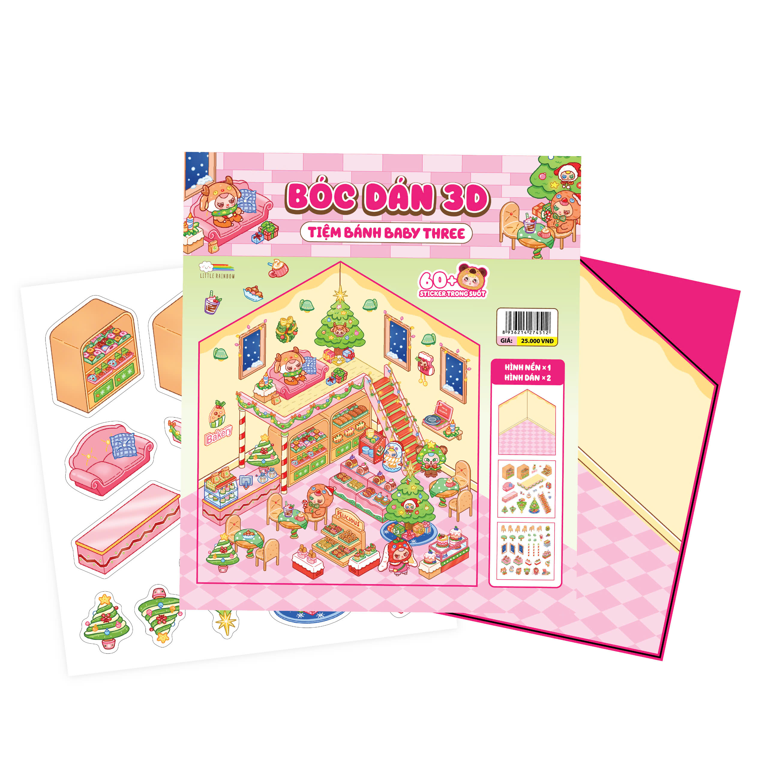 Bóc Dán 3D - Tiệm Bánh Baby Three - Ảnh 2