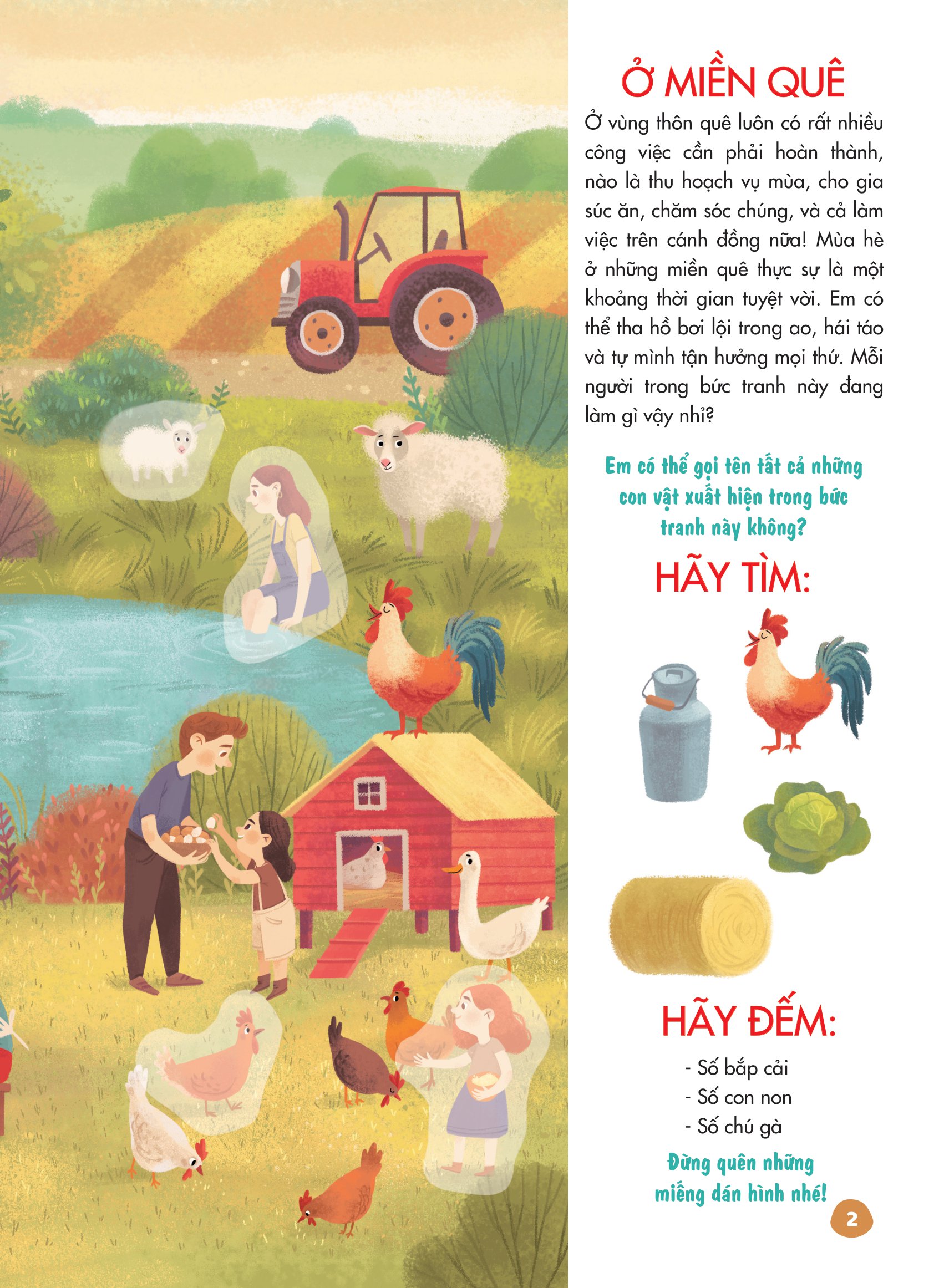 bóc dán thông minh - luyện tay thật khéo, luyện mắt thật tinh - thế giới quanh em - Ảnh 2
