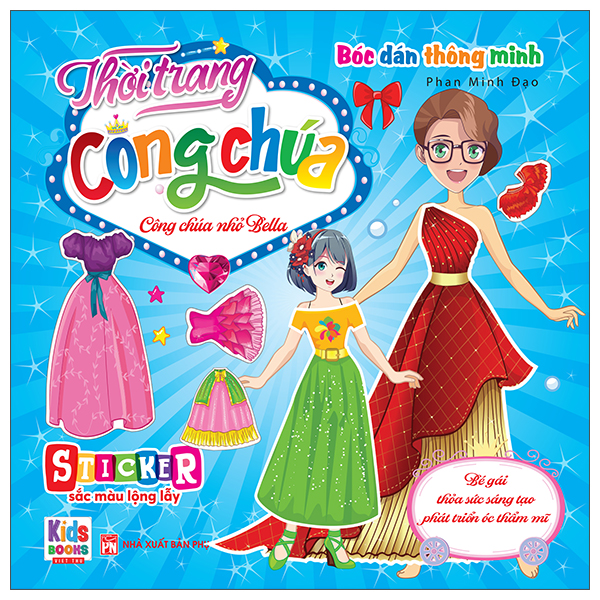Bóc Dán Thông Minh - Thời Trang Công Chúa - Công Chúa Nhỏ Ariel - Ảnh 3