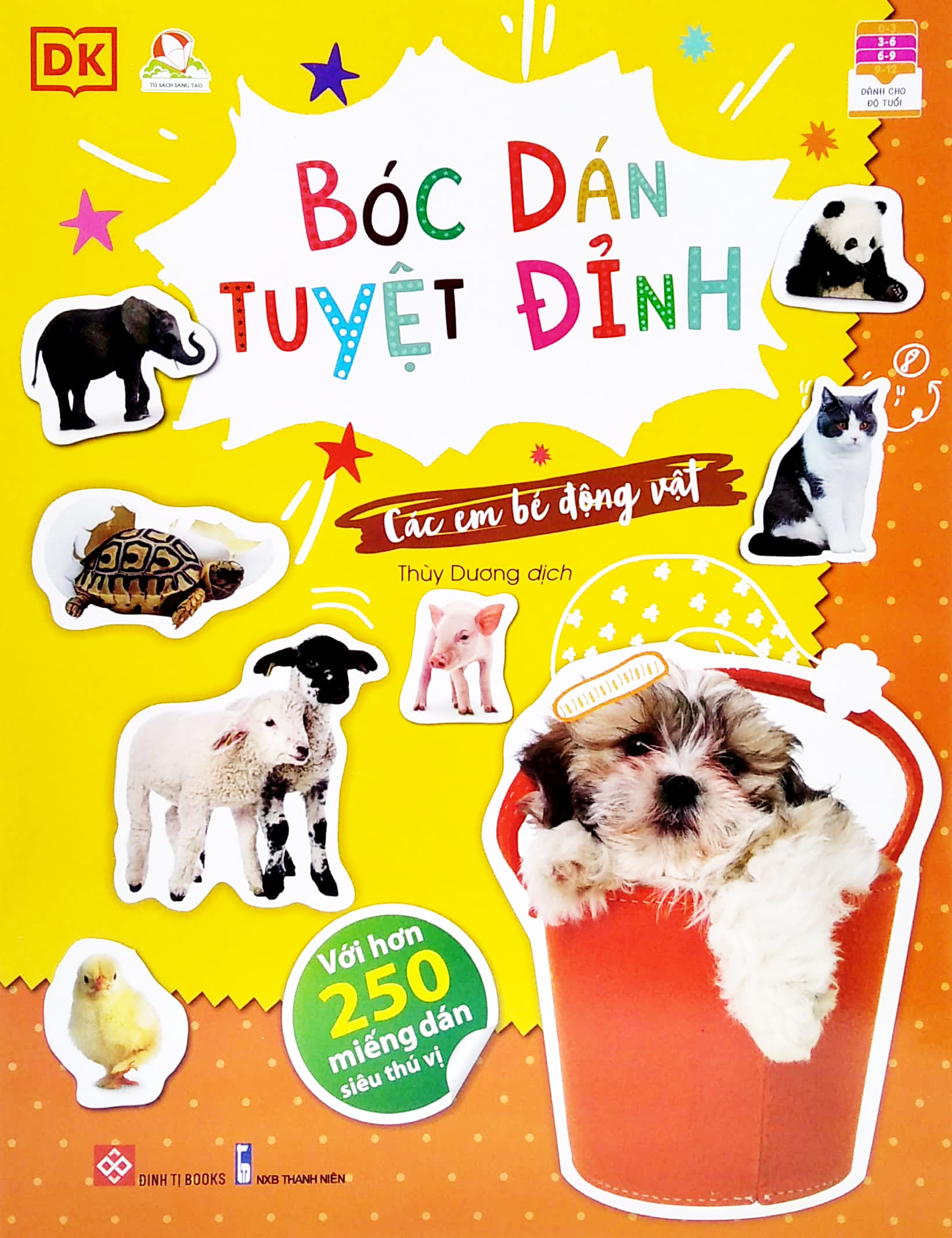 bóc dán tuyệt đỉnh - các em bé động vật (tái bản) - Ảnh 2