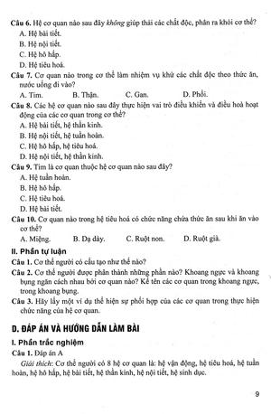 bồi dưỡng học sinh giỏi sinh 8 (dùng chung cho các bộ sgk hiện hành) - Ảnh 9