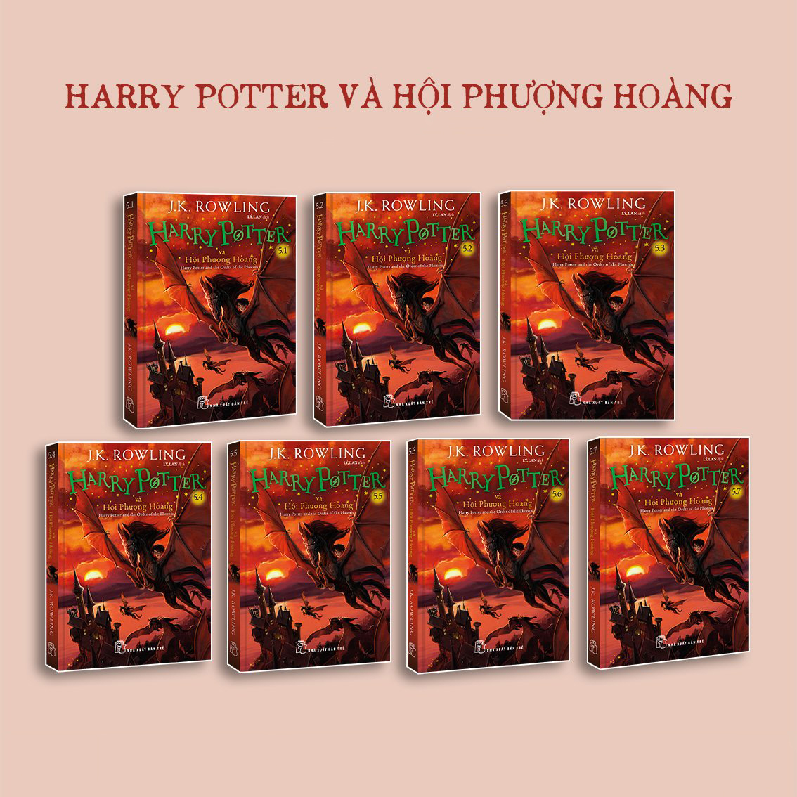 boxset harry potter trọn bộ 7 tập - khổ nhỏ (bộ 30 cuốn) - Ảnh 8
