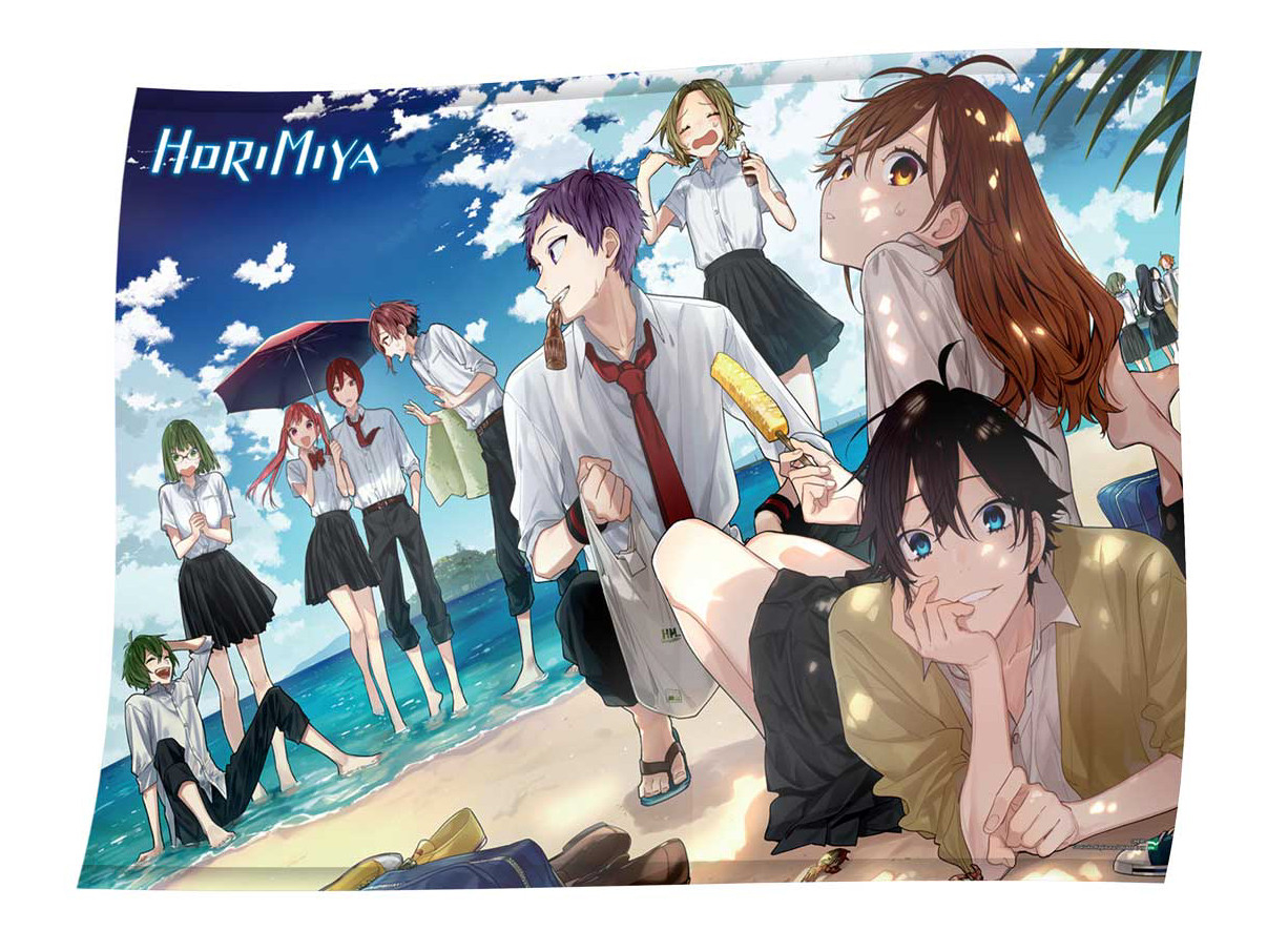 boxset horimiya - tập 17 + tập 10.5 (bộ 2 cuốn) - bản sưu tầm - tặng kèm box + bìa 2 mặt horimiya - tập 17 + card ngọc trai + clear file + tapestry a1 - Ảnh 10