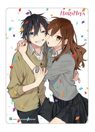 boxset horimiya - tập 17 + tập 10.5 (bộ 2 cuốn) - bản sưu tầm - tặng kèm box + bìa 2 mặt horimiya - tập 17 + card ngọc trai + clear file + tapestry a1 - Ảnh 4