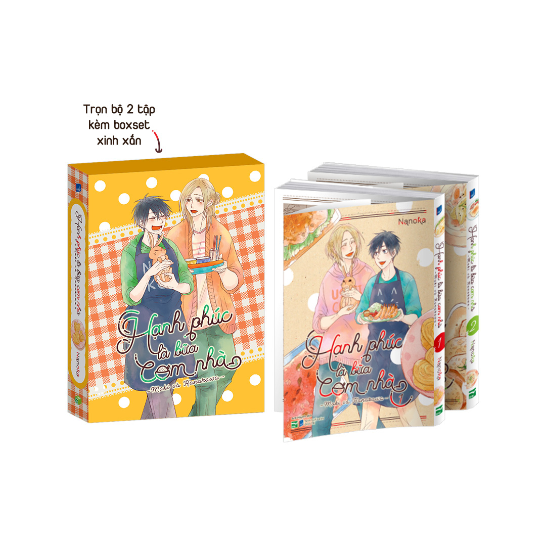 Boxset Manga - Hạnh Phúc Là Bữa Cơm Nhà - Tập 1 + Tập 2 (Hộp 2 Tập) - Bản Đặc Biệt - Tặng Kèm Bookmark + Leaflet - Ảnh 3