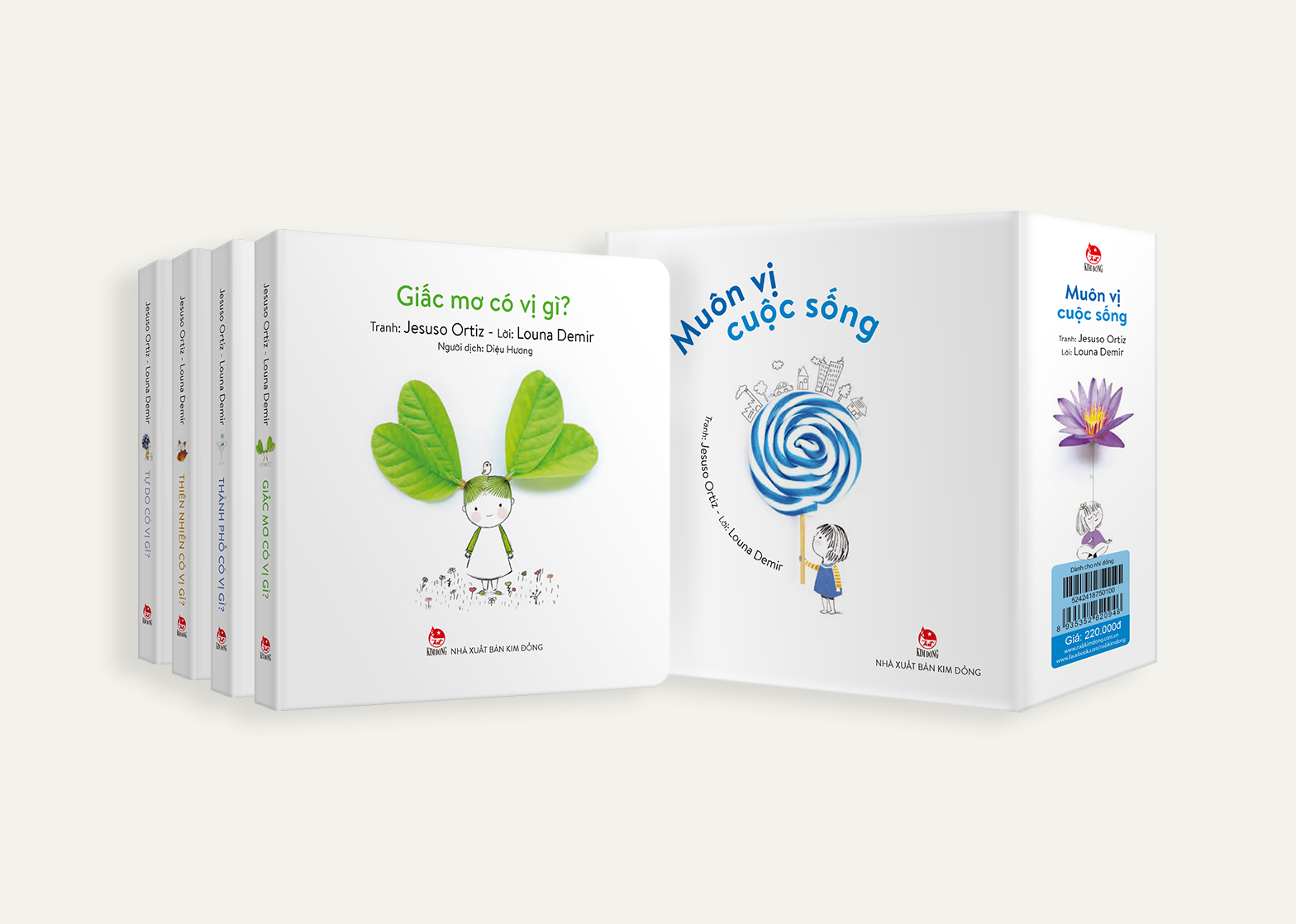 boxset muôn vị cuộc sống - bìa cứng (hộp 4 cuốn) - Ảnh 2