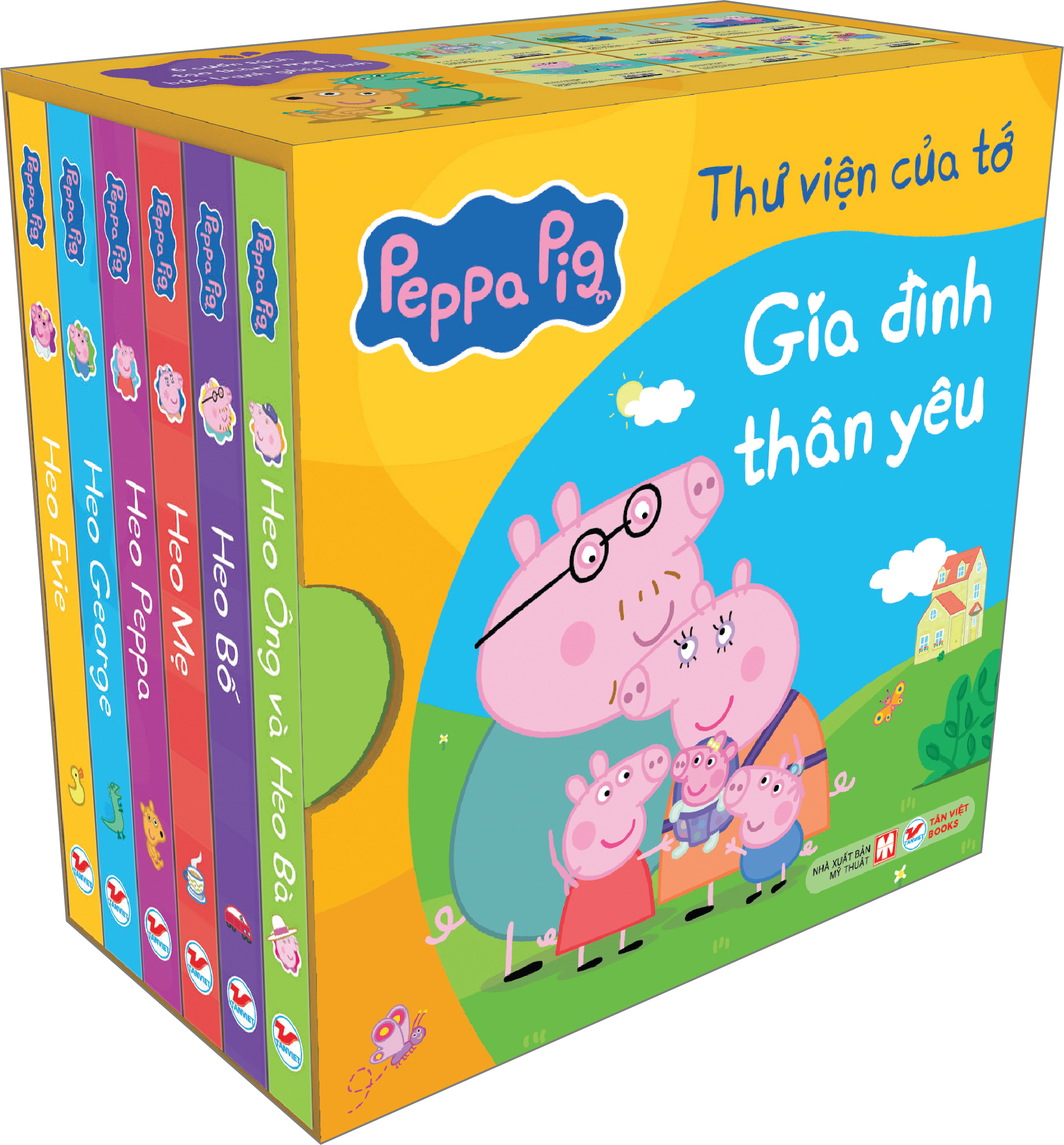 Boxset Peppa Pig - Thư Viện Của Tớ - Gia Đình Thân Yêu (Hộp 6 Cuốn) - Ảnh 3