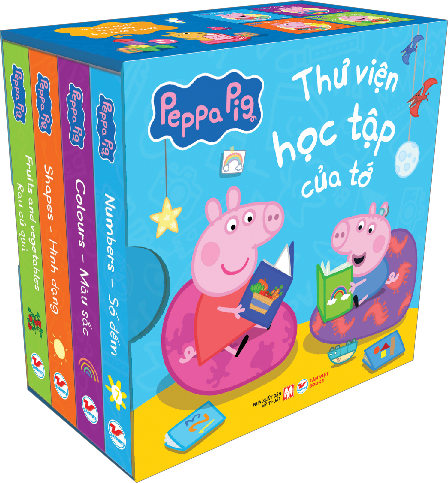 Boxset Peppa Pig - Thư Viện Học Tập Của Tớ (Hộp 4 Cuốn) - Ảnh 2