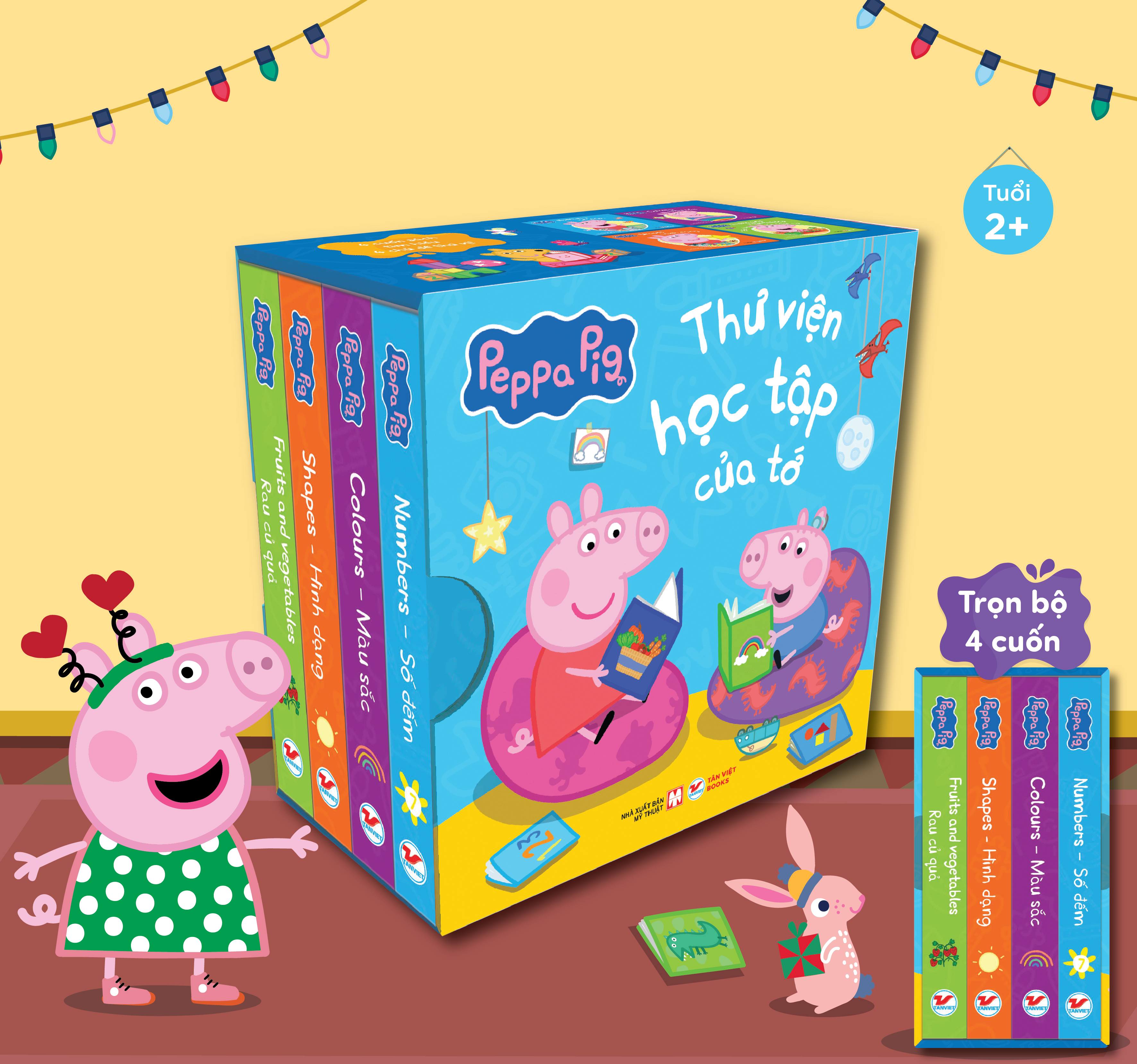 Boxset Peppa Pig - Thư Viện Học Tập Của Tớ (Hộp 4 Cuốn) - Ảnh 3