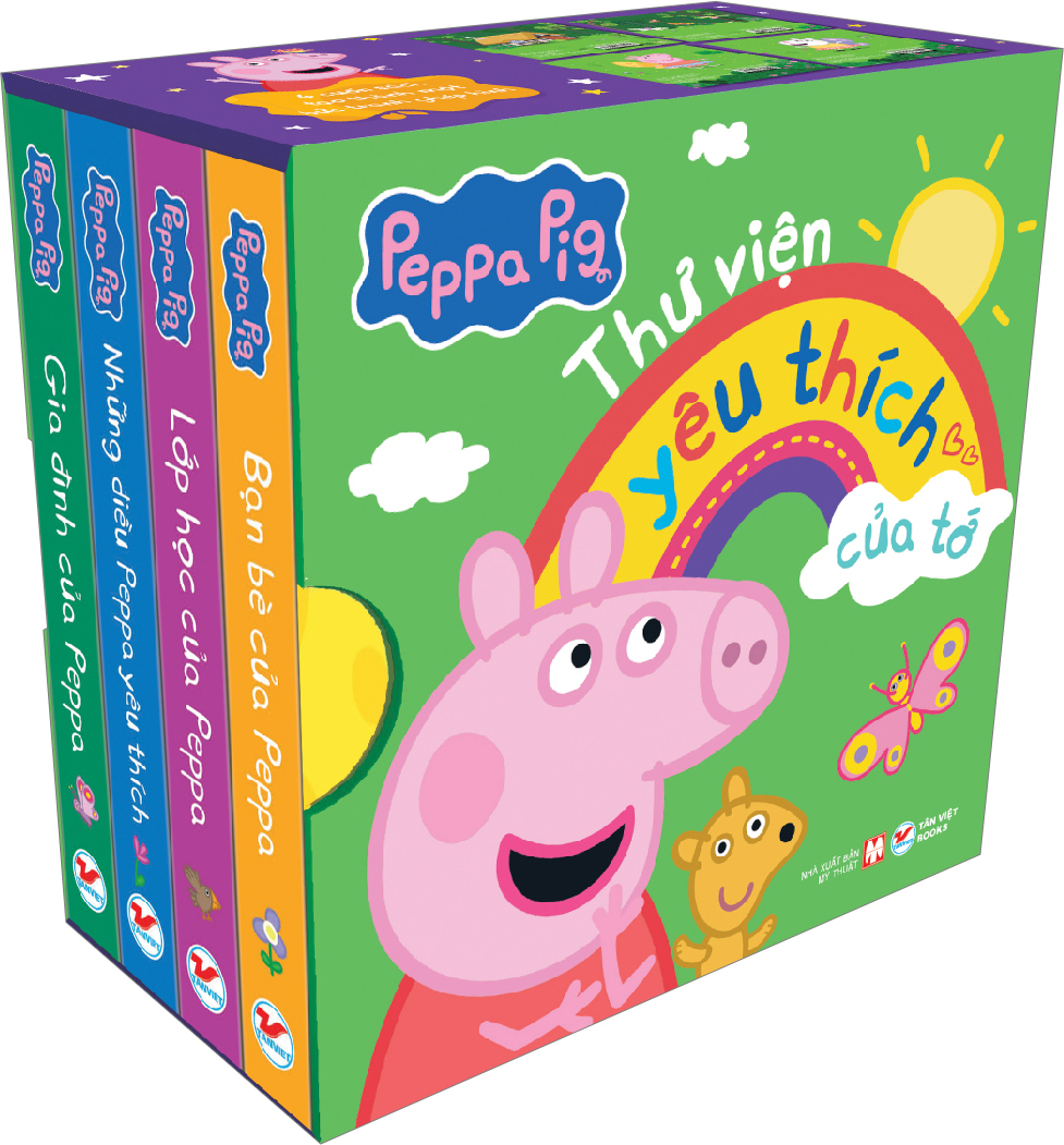 Boxset Peppa Pig - Thư Viện Yêu Thích Của Tớ (Hộp 4 Cuốn) - Ảnh 2