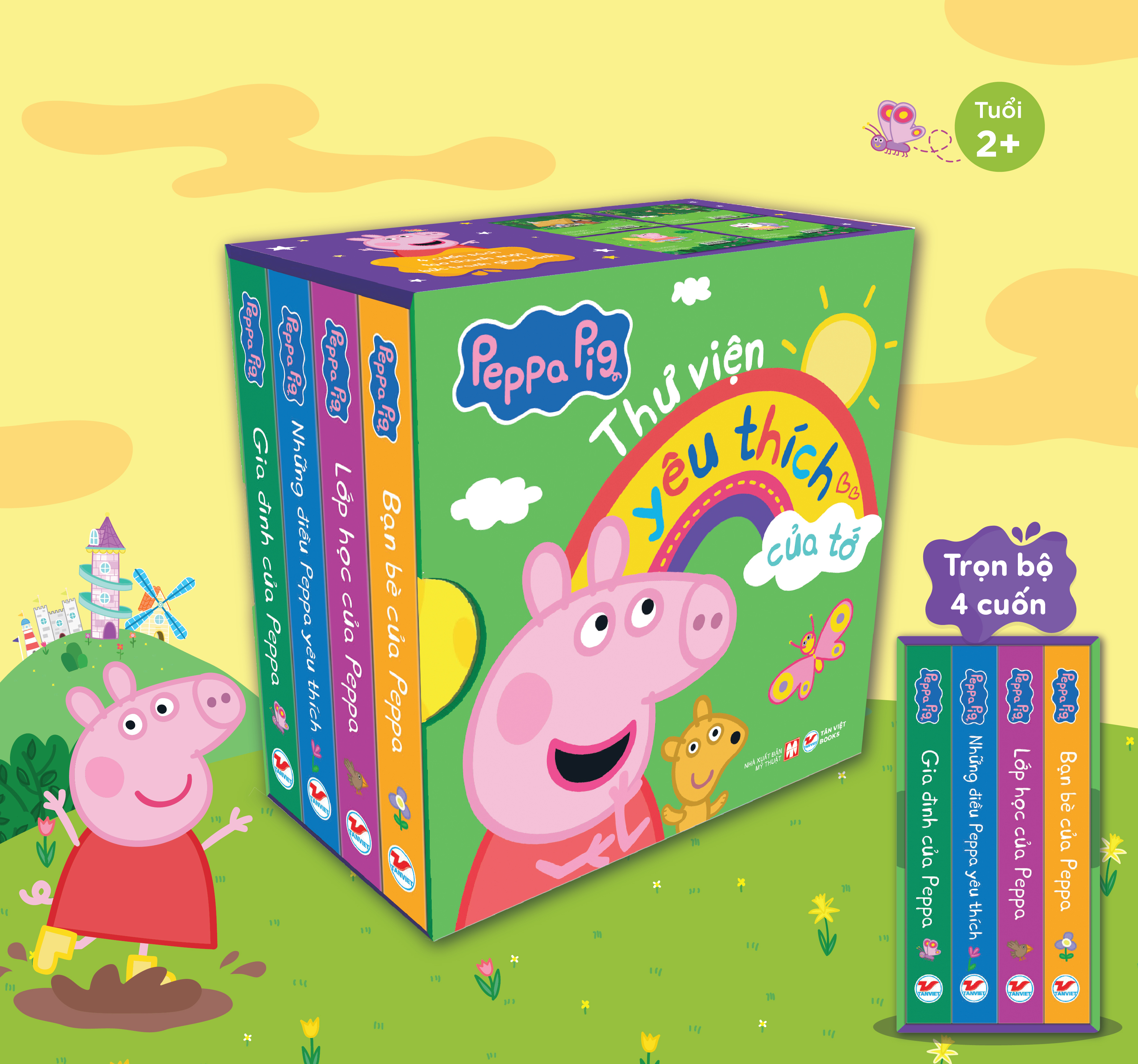 Boxset Peppa Pig - Thư Viện Yêu Thích Của Tớ (Hộp 4 Cuốn) - Ảnh 3