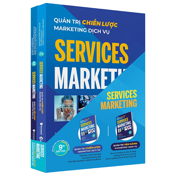 boxset textbook services marketing (bộ 2 cuốn)