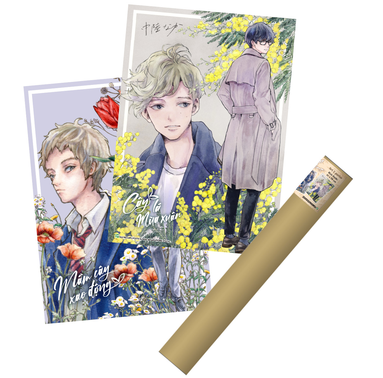 boxset tulip x mimosa - mầm cây xao động + cây lá mùa xuân (bộ 2 cuốn) - bản giới hạn - tặng kèm 1 hộp boxset + 4 bookmark + 2 bookmark case + 2 poster - Ảnh 17