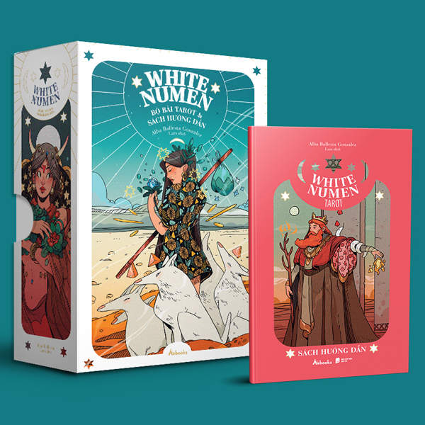 boxset white numen tarot (bộ bài + sách hướng dẫn)