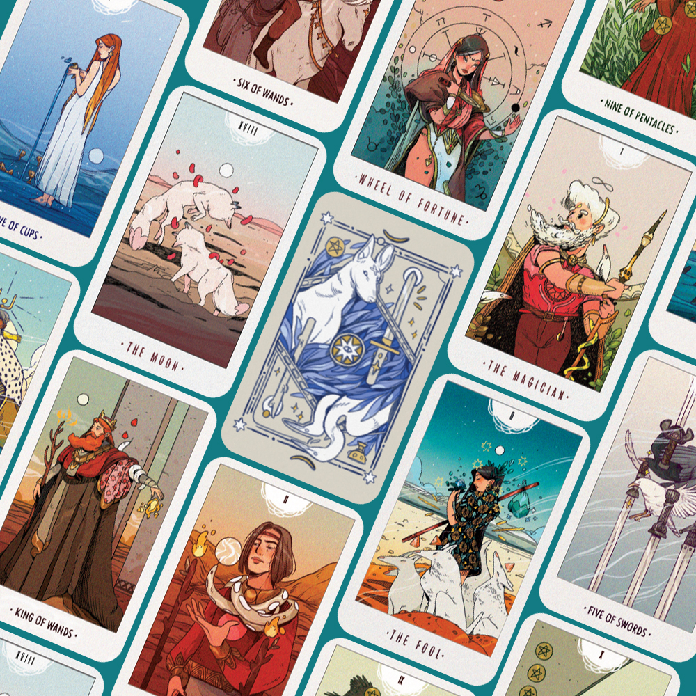 boxset white numen tarot (bộ bài + sách hướng dẫn) - Ảnh 5