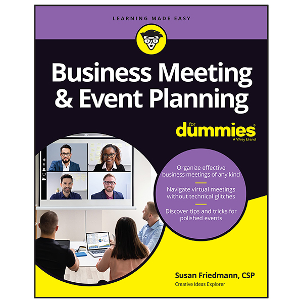 business meeting & event planning for dummies