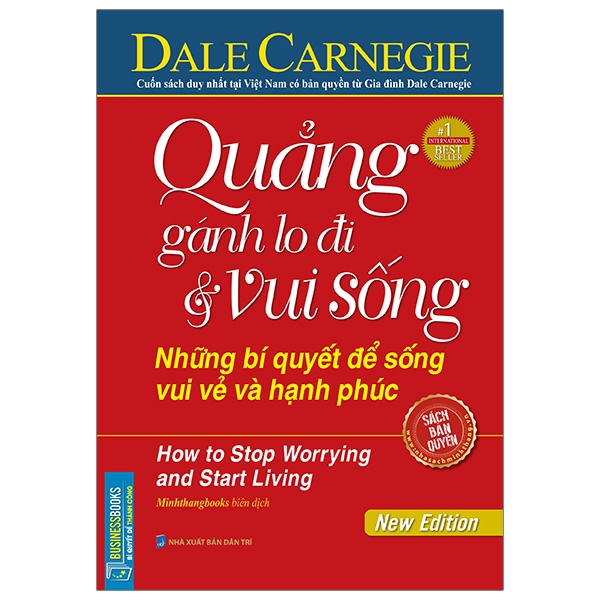 businessbooks - quẳng gánh lo đi và vui sống (những bí quyết để sống vui vẻ và hạnh phúc) - tái bản