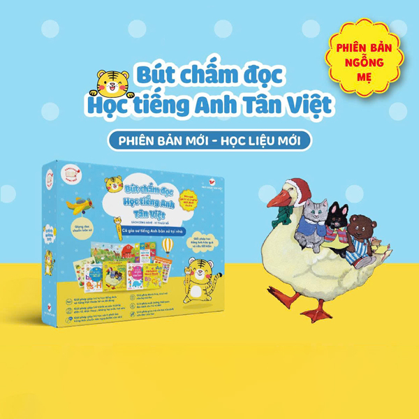 Bút Chấm Đọc-Học Tiếng Anh Tân Việt - Cô Gia Sư Tiếng Anh Bản Xứ Tại Nhà - Phiên Bản Ngỗng Mẹ (Dành Cho Trẻ Từ 0 Đến 6 Tuổi) - Ảnh 18