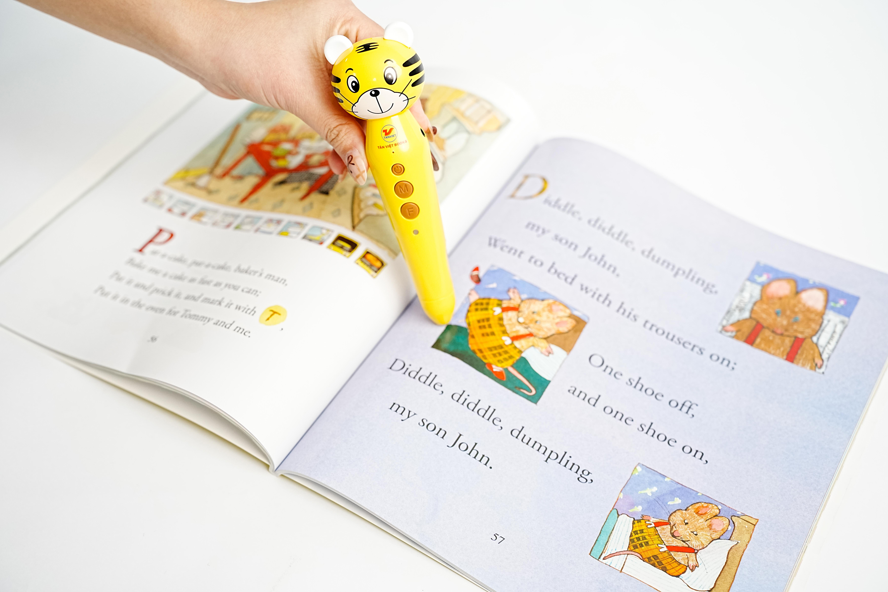 Bút Chấm Đọc-Học Tiếng Anh Tân Việt - Cô Gia Sư Tiếng Anh Bản Xứ Tại Nhà - Phiên Bản Ngỗng Mẹ (Dành Cho Trẻ Từ 0 Đến 6 Tuổi) - Tặng Kèm Thẻ Học Thông Minh Ngẫu Nhiên - Ảnh 14