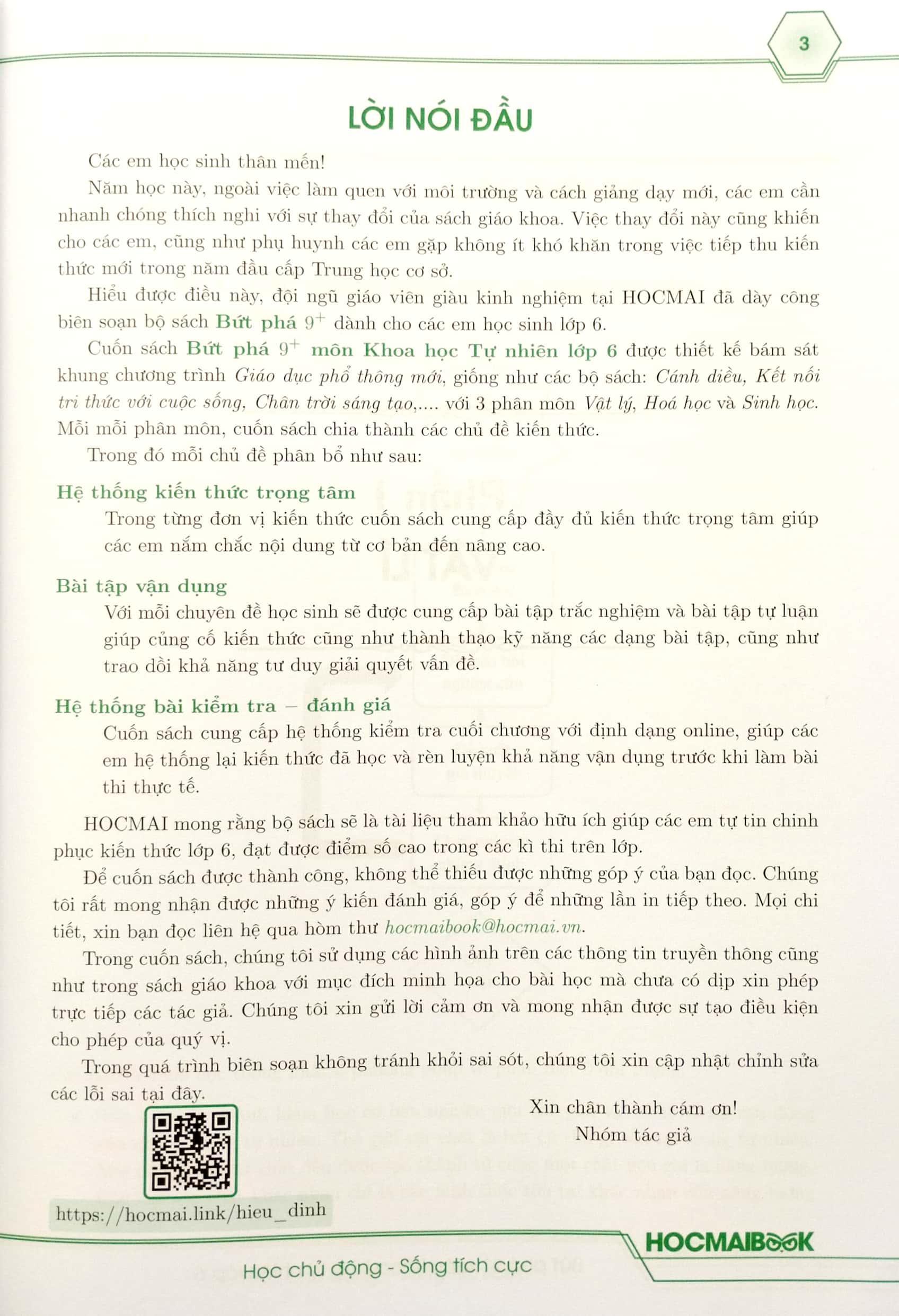 bứt phá 9+ môn khoa học tự nhiên lớp 6 (kiến thức trọng tâm chương trình mới) - Ảnh 4