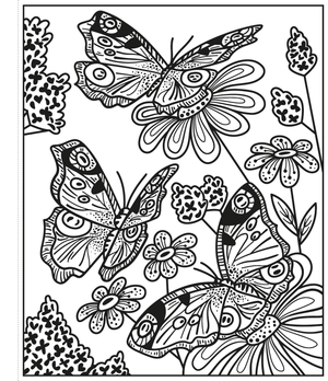 butterflies magic painting book - Ảnh 4