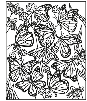 butterflies magic painting book - Ảnh 5