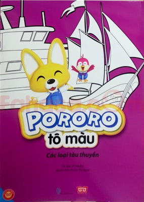 các loại tàu thuyền - pororo tô màu