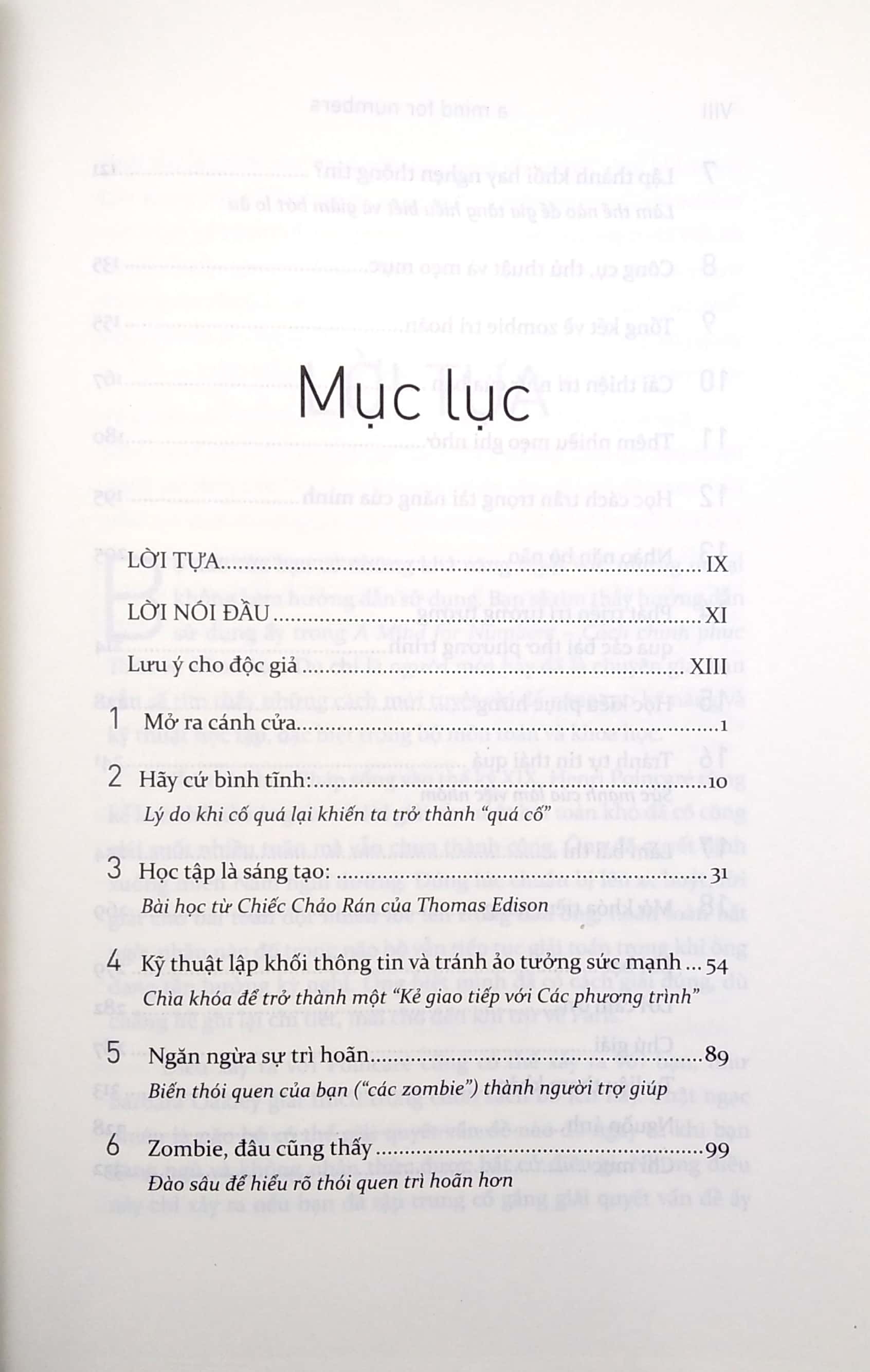 cách chinh phục toán và khoa học - a mind for numbers (tái bản 2022) - Ảnh 3
