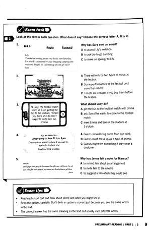 cam english exam booster for preliminary and preliminary for schools w/o ans key w audio - Ảnh 7