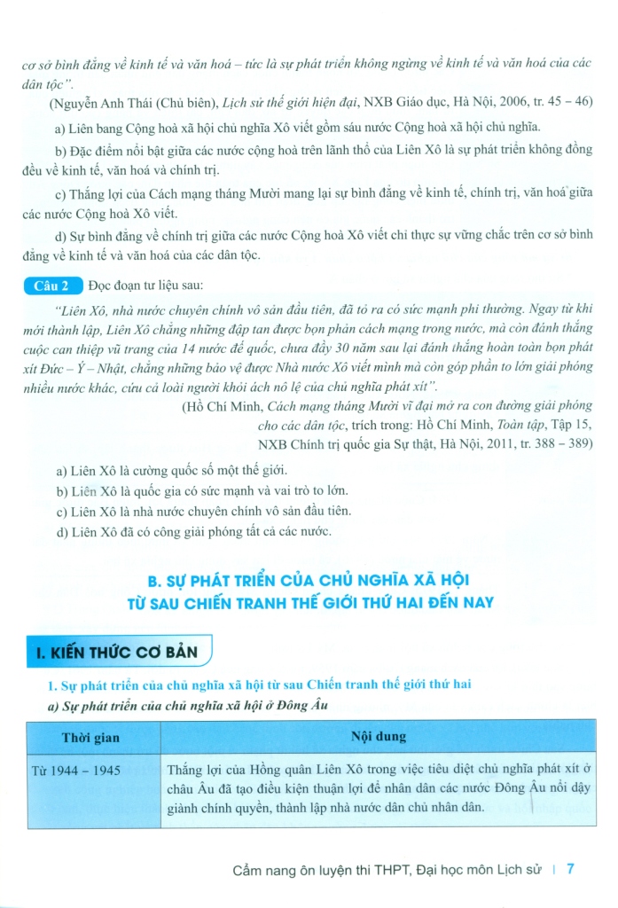 Câm Nang Ôn Luyện Thi THPT, Đại Học - Môn Lịch Sử - Ảnh 9
