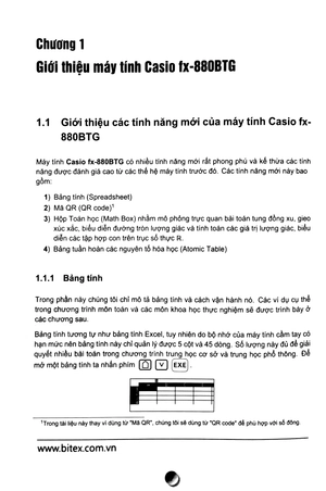 cẩm nang sử dụng máy tính khoa học casio fx-880btg thế hệ mới lớp 6-12 - Ảnh 6