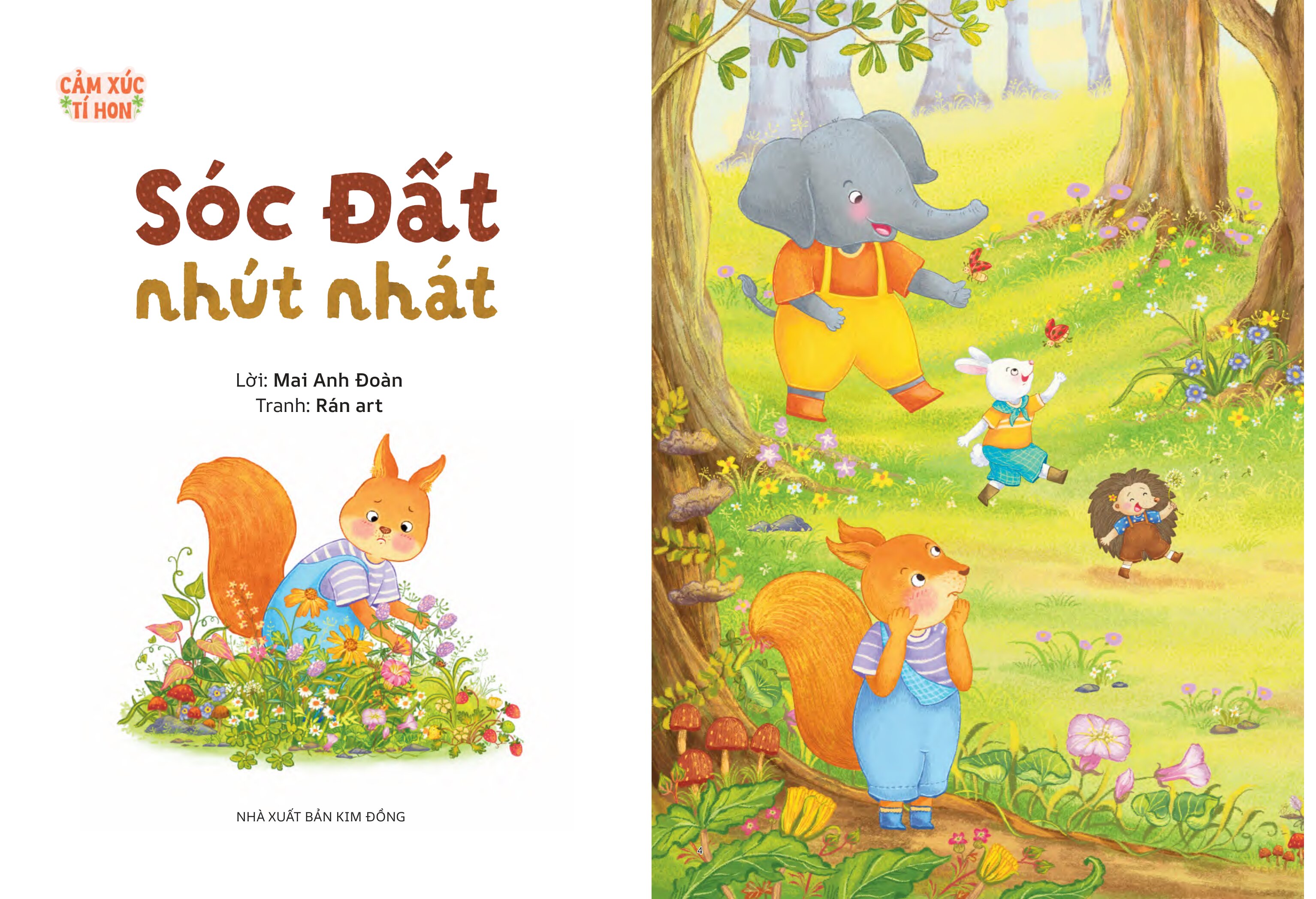 Cảm Xúc Tí Hon - Sóc Đất Nhút Nhát - Ảnh 3