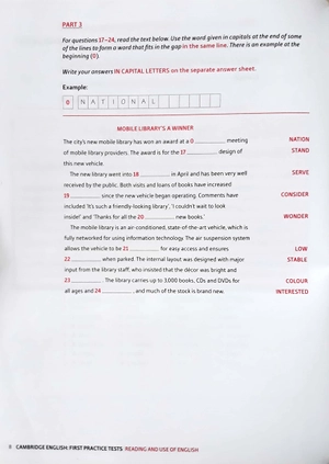 cambridge english first practice tests: tests with key and audio cd pack: four tests for the 2015 cambridge english: first exam - Ảnh 8