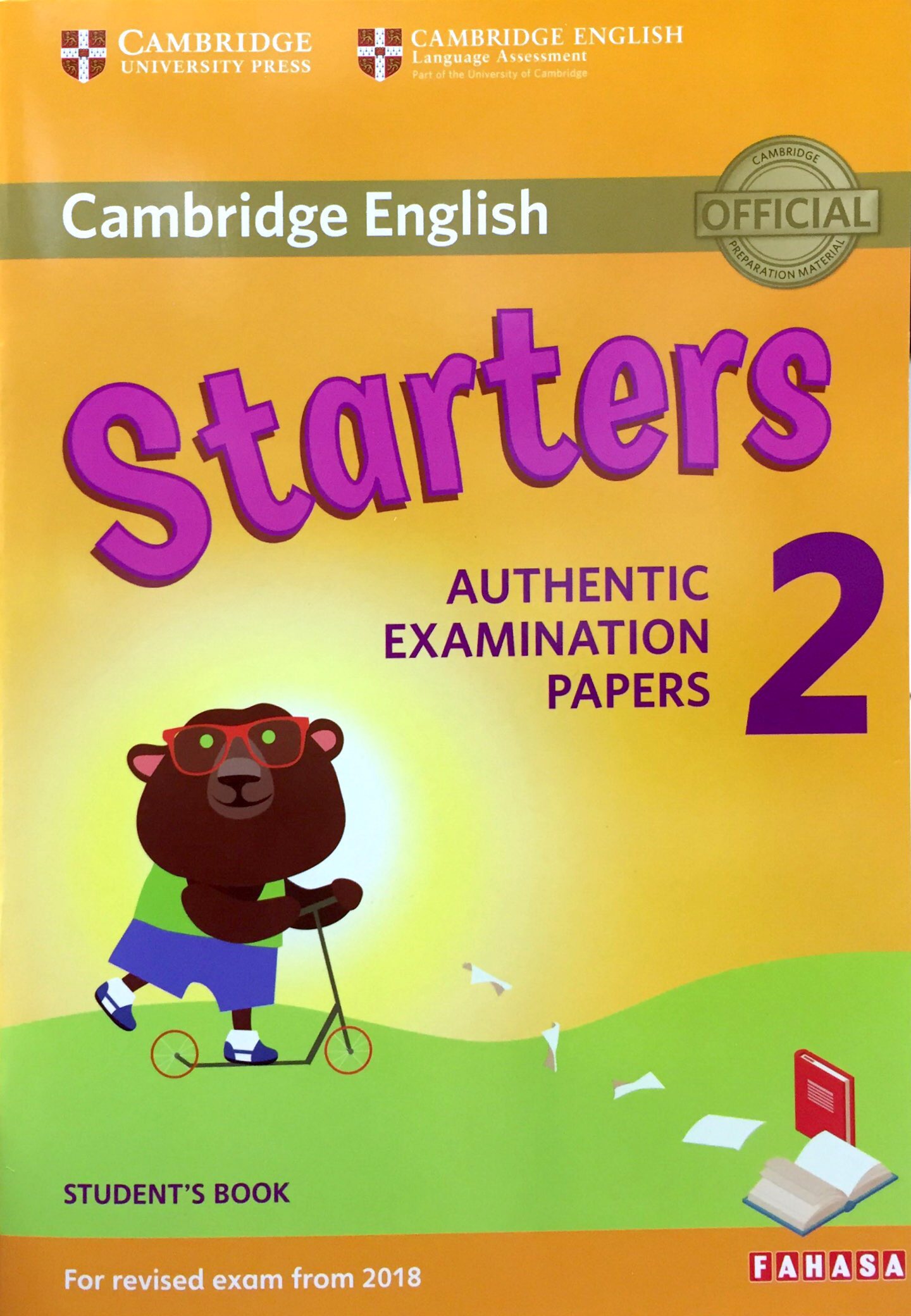 cambridge english starters 2 for revised exam from 2018 student's book