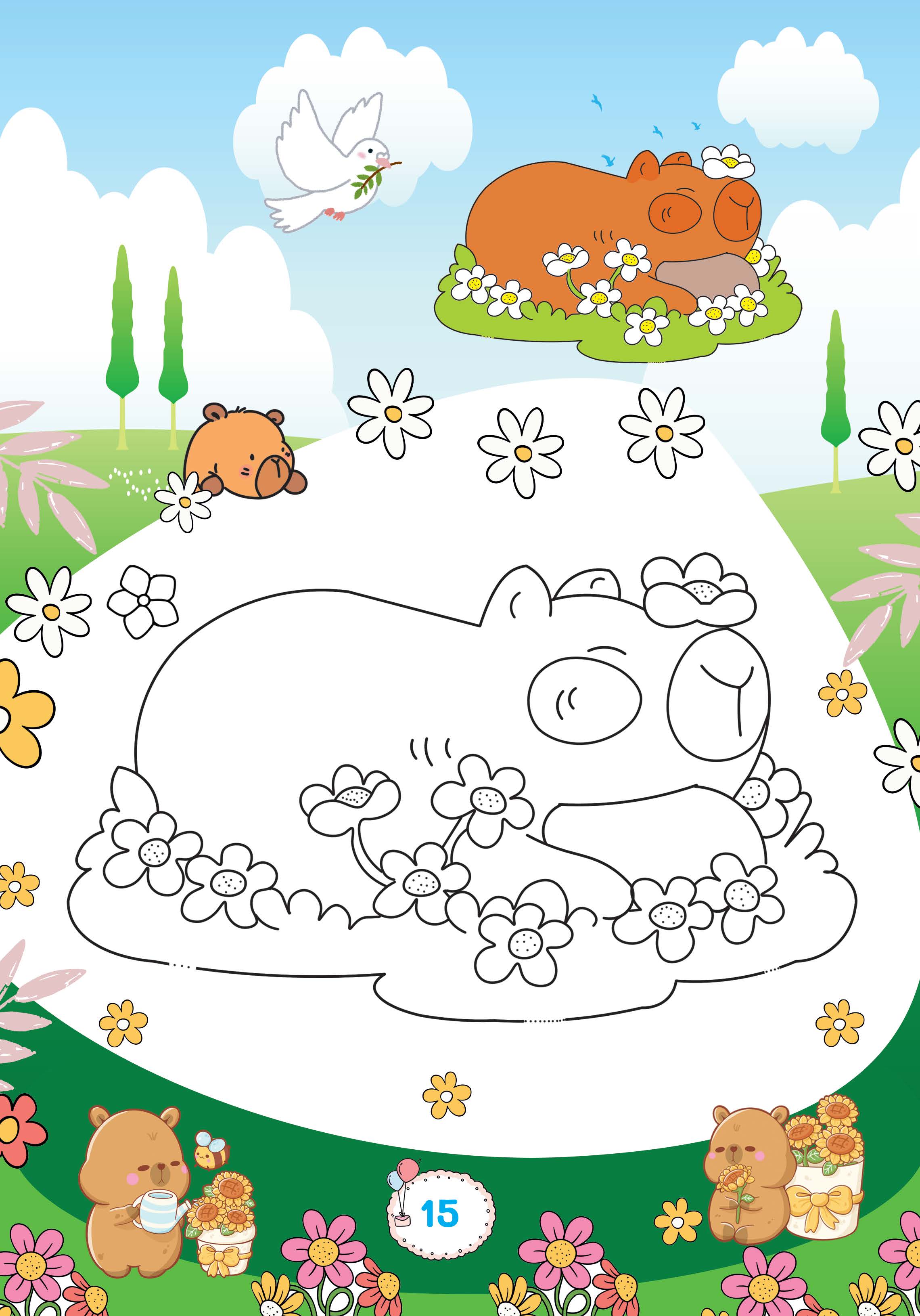 capybara thân thiện - Ảnh 17