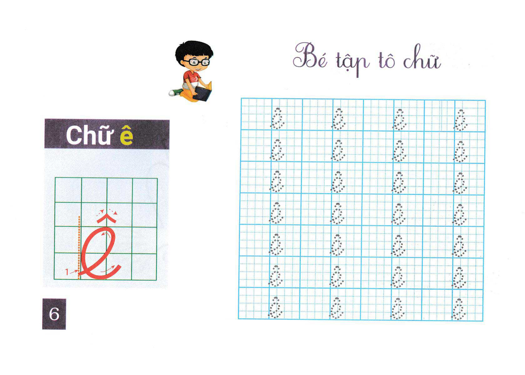 chắp cánh cùng bé tô chữ - tập tô chữ thường - Ảnh 7