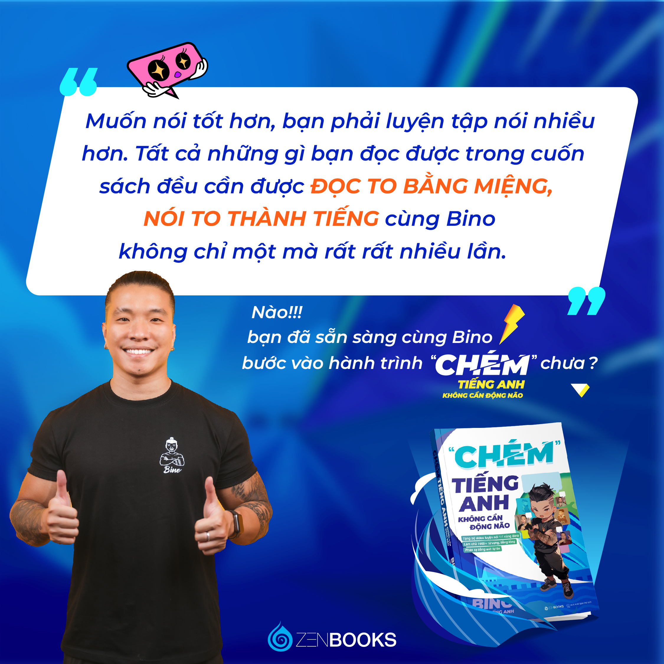 "chém" tiếng anh không cần động não - tặng kèm bộ video luyện nghe-nói + sổ học từ vựng + móc khóa bino chibi - Ảnh 9
