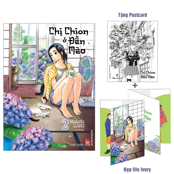 chị chion ở đền mèo - tập 2 - tặng kèm kẹp file ivory + postcard