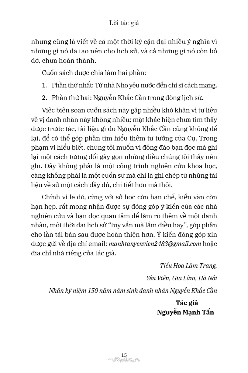 Chí Sĩ Nguyễn Khắc Cần Trong Phong Trào Yêu Nước Đầu Thế Kỷ XX - Ảnh 11