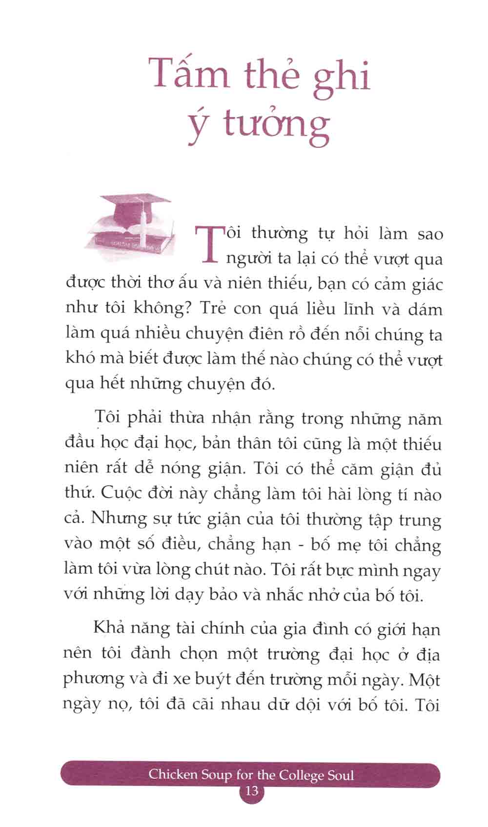 chicken soup for the college soul - dành cho học sinh sinh viên (tái bản 2023) - Ảnh 7