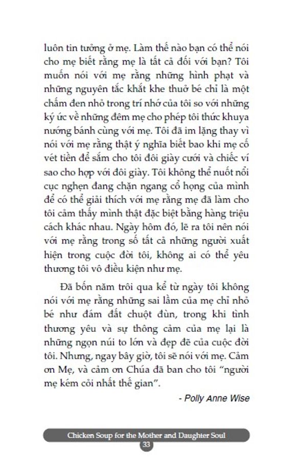 chicken soup for the mother and daughter soul - vòng tay của mẹ (tái bản 2023) - Ảnh 7