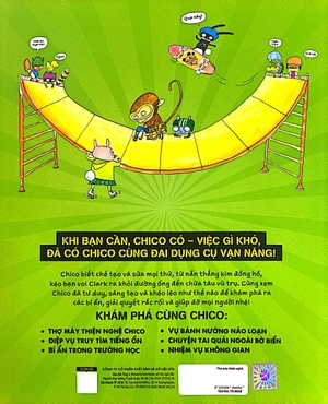 chico bon bon - chú khỉ có chiếc đai vạn năng - thợ máy thiện nghệ chico - Ảnh 8