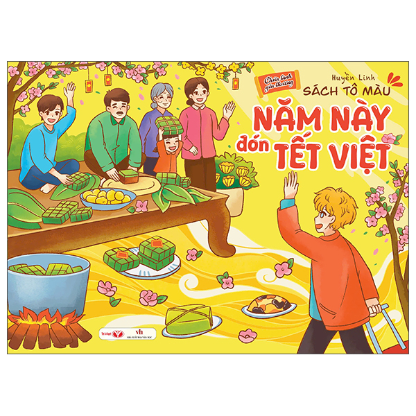 Chữa Lành Yêu Thương - Sách Tô Màu - Năm Này Đón Tết Việt